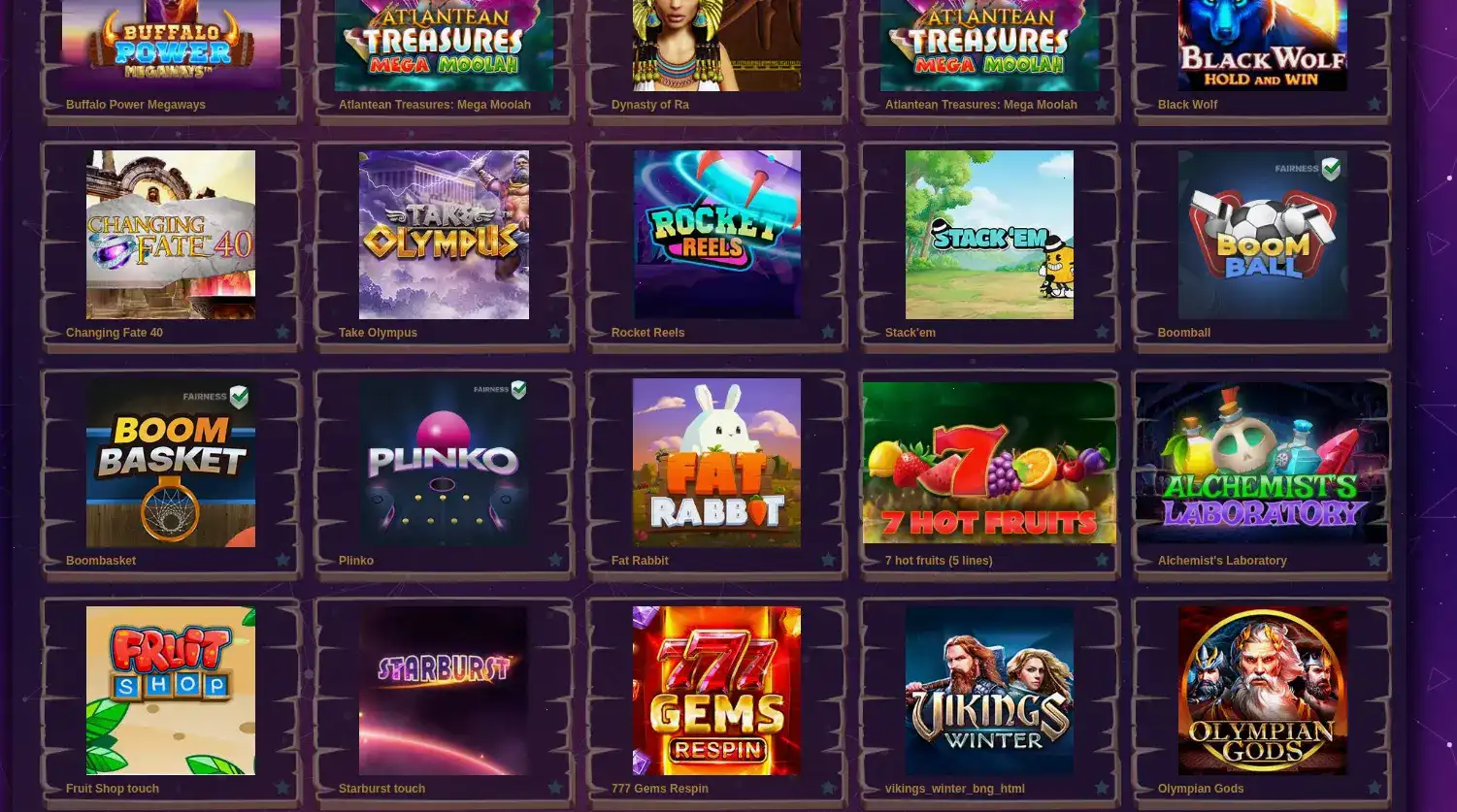 Мобильный интерфейс Rox casino с игровым автоматом
